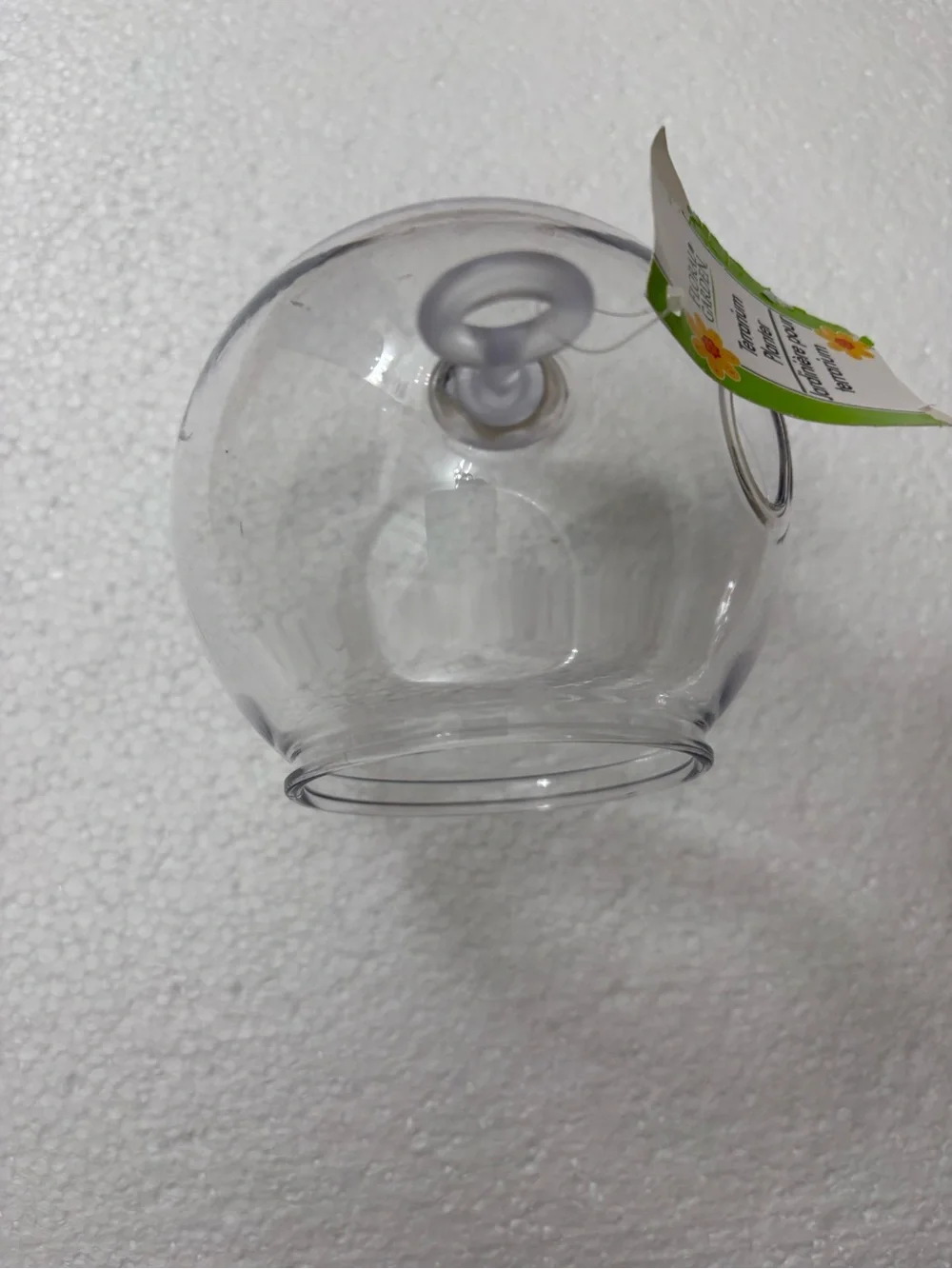 Clear Plastic Hanging Terrarium Ornaments - Set of 5